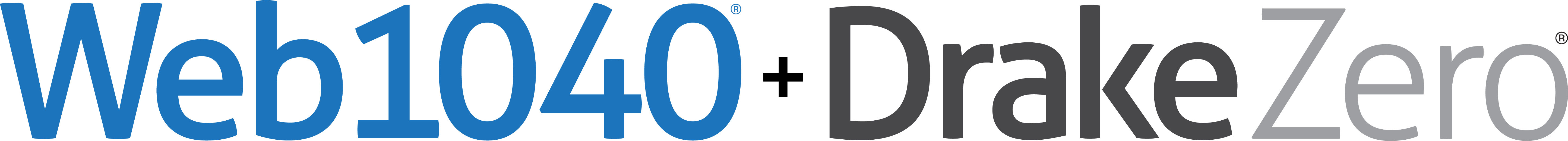 Web1040 and Drake Zero logo